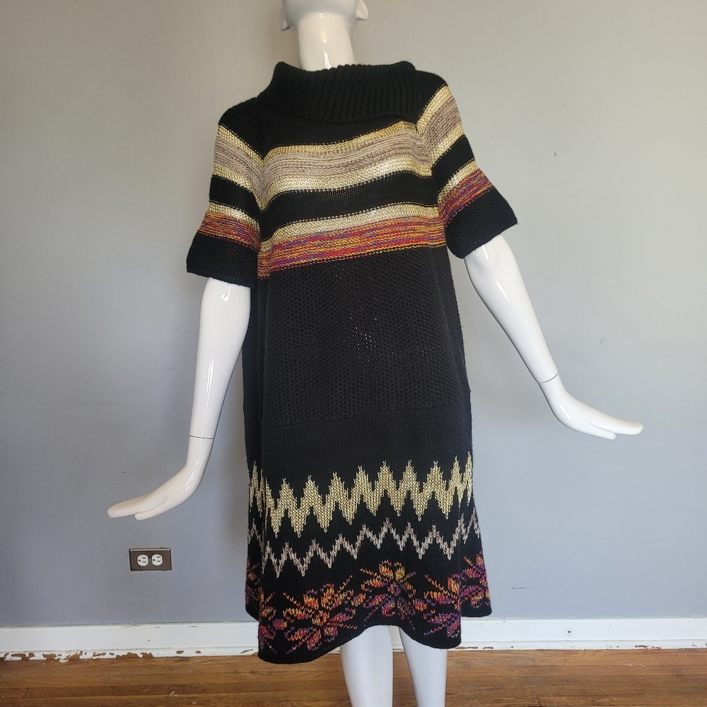 Diva D Short Sleeved Fairisle Sweater Dress, VGUC, Size 3X